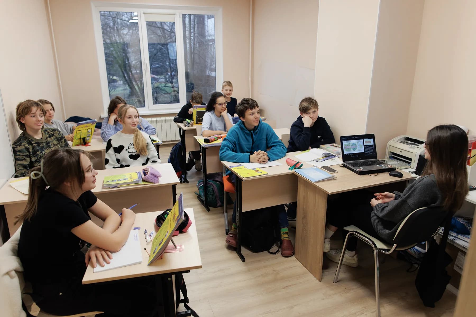 Урок в семейном классе образовательного центра «Умитория»